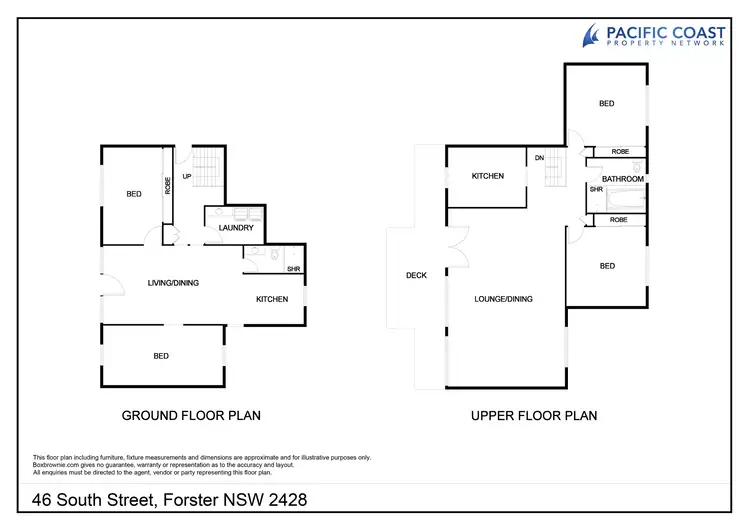Floorplan of Homely house listing, 46 South Street, Forster NSW 2428