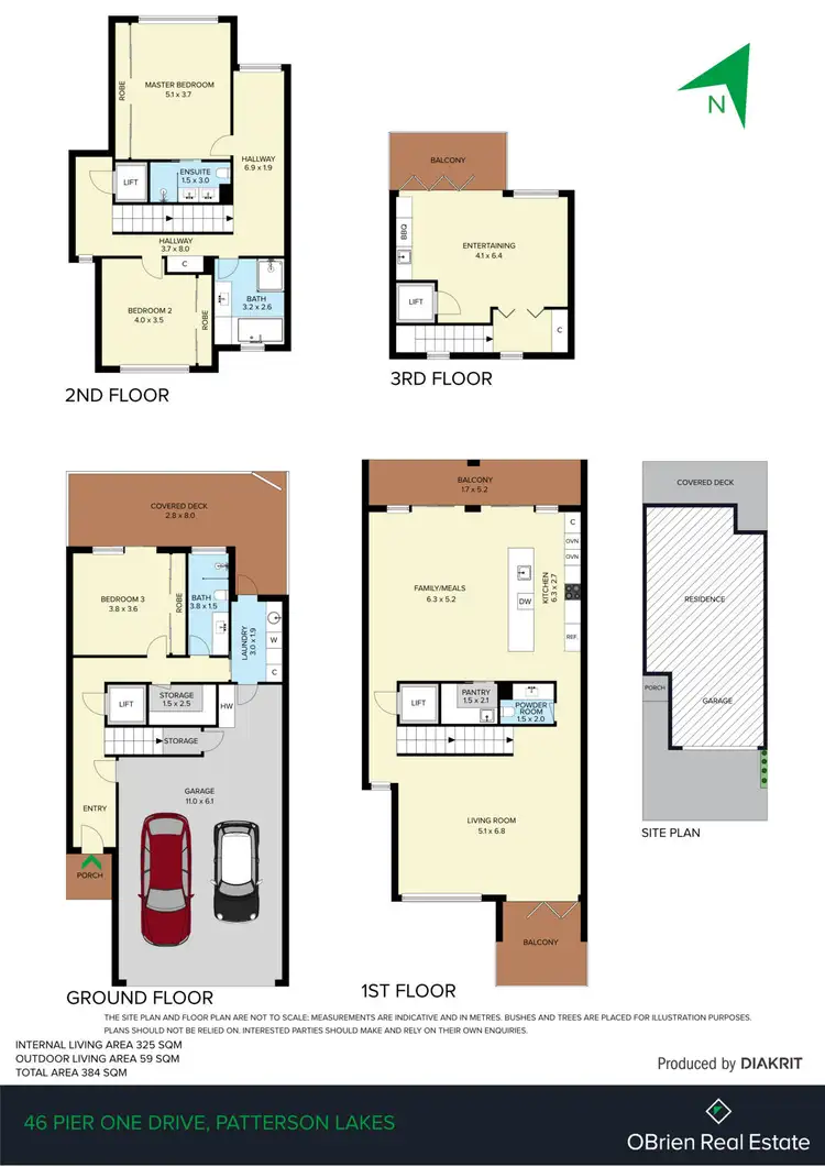 Floorplan of Homely house listing, 46 Pier One Drive, Patterson Lakes VIC 3197