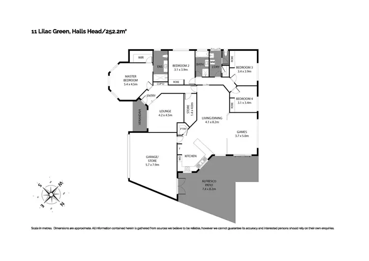 Floorplan of Homely house listing, 11 Lilac Green, Halls Head WA 6210