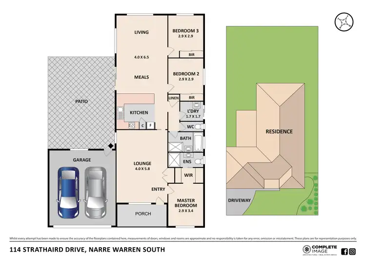 Floorplan of Homely house listing, 114 Strathaird Drive, Narre Warren South VIC 3805