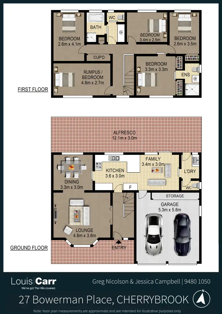 Floorplan of Homely house listing, 27 Bowerman Place, Cherrybrook NSW 2126