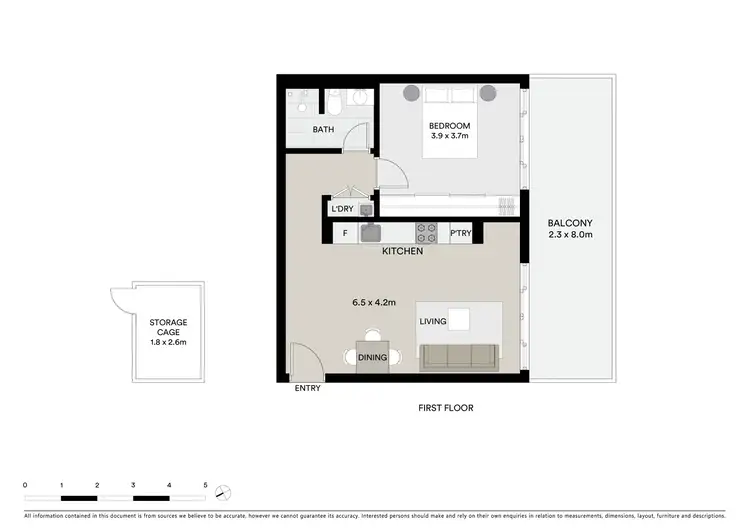 Floorplan of Homely unit listing, 101/39 Mentmore Avenue, Rosebery NSW 2018