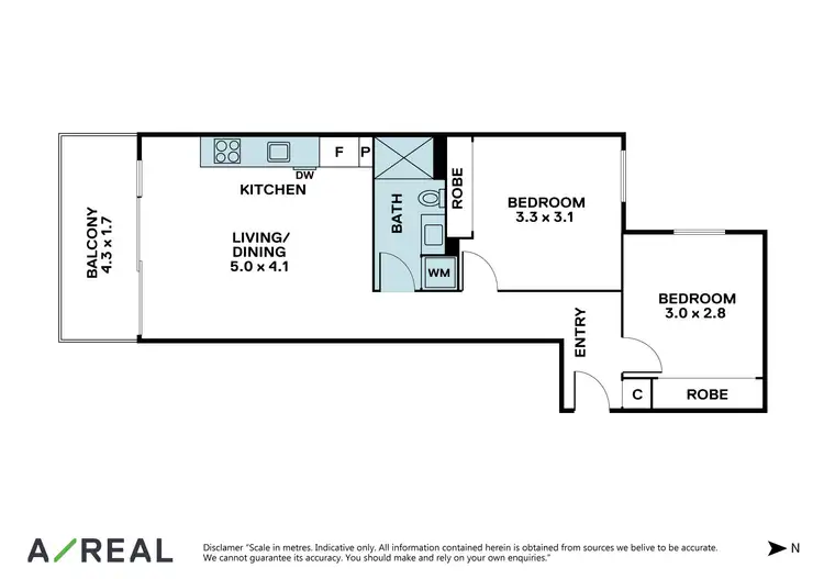 Floorplan of Homely apartment listing, 206/8 Queens Avenue, Hawthorn VIC 3122