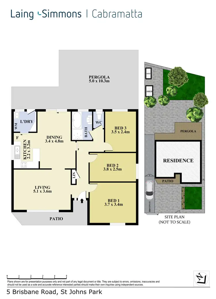 Floorplan of Homely house listing, 5 Brisbane Road, St Johns Park NSW 2176
