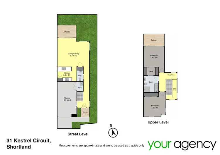 Floorplan of Homely townhouse listing, 31 Kestrel Circuit, Shortland NSW 2307