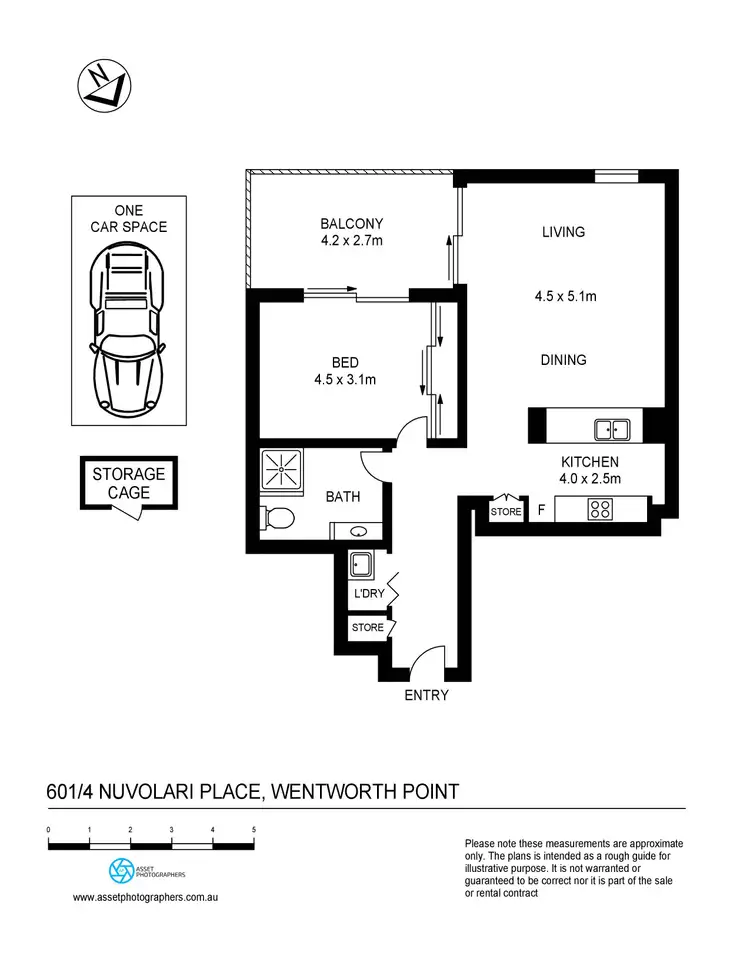 Floorplan of Homely apartment listing, 601/4 Nuvolari Place, Wentworth Point NSW 2127