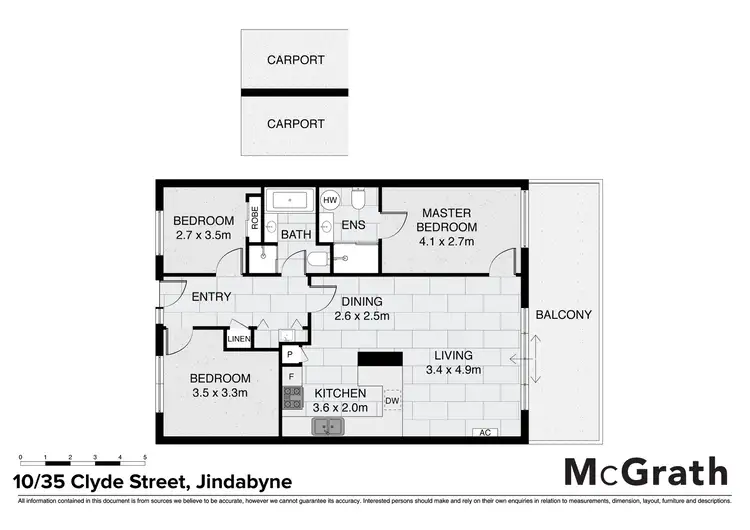 Floorplan of Homely apartment listing, 10/35 Clyde Street, Jindabyne NSW 2627