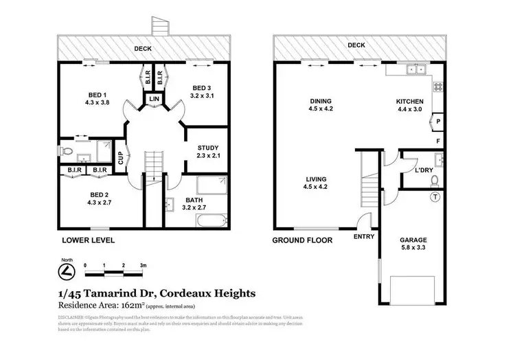 Floorplan of Homely semi-detached listing, 1/45 Tamarind Drive, Cordeaux Heights NSW 2526