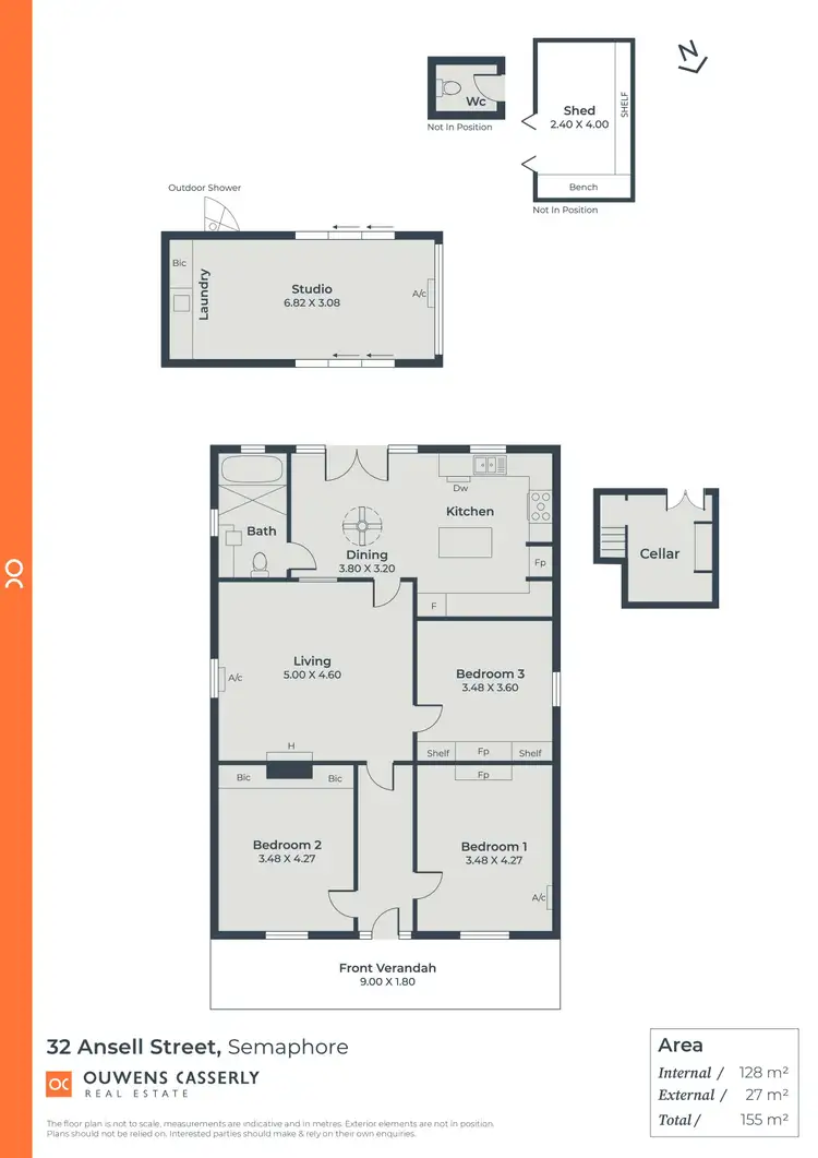 Floorplan of Homely house listing, 32 Ansell Street, Semaphore SA 5019