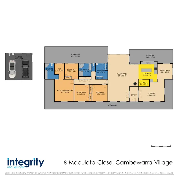 Floorplan of Homely house listing, 8 Maculata Close, Cambewarra NSW 2540
