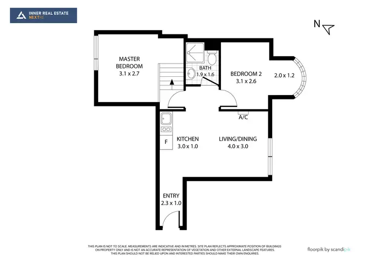 Floorplan of Homely apartment listing, 504/268 Flinders Street, Melbourne VIC 3000