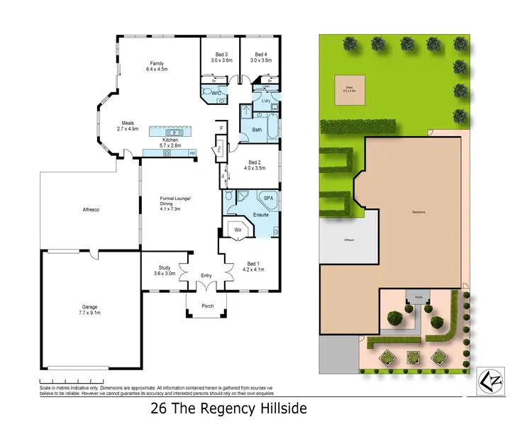 Floorplan of Homely house listing, 26 The Regency, Hillside VIC 3037