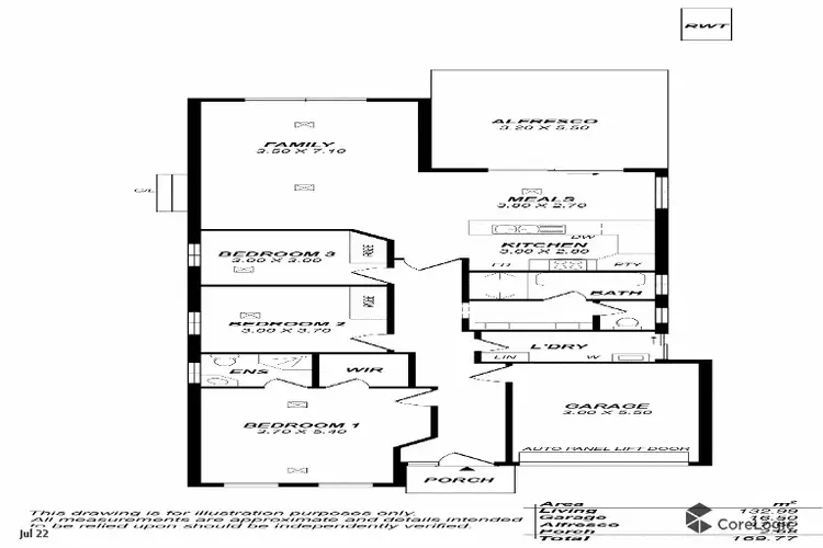 Floorplan of Homely house listing, 13A Dalkeith Avenue, Morphett Vale SA 5162