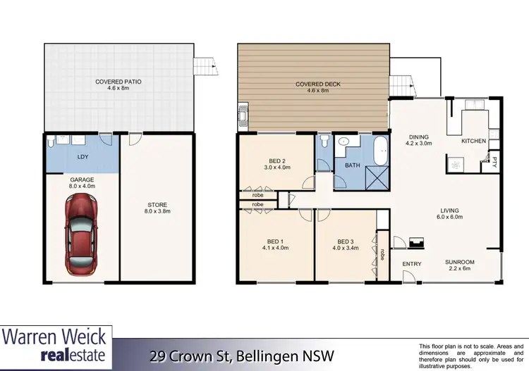 Floorplan of Homely house listing, 29 Crown Street, Bellingen NSW 2454