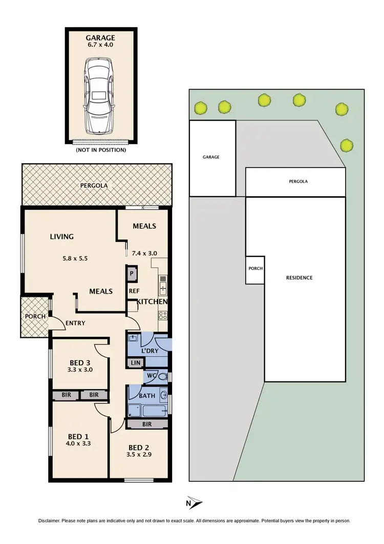 Floorplan of Homely house listing, 19 Lockton Avenue, Reservoir VIC 3073