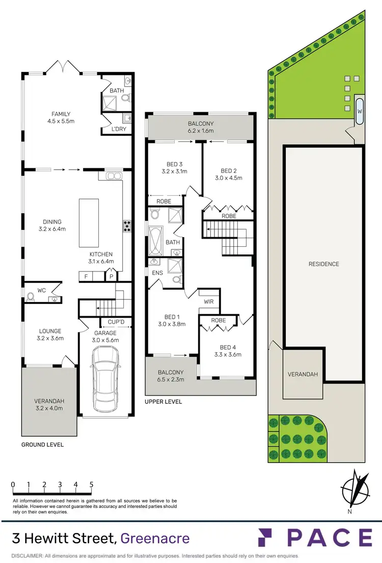 Floorplan of Homely house listing, 3 Hewitt Street, Greenacre NSW 2190