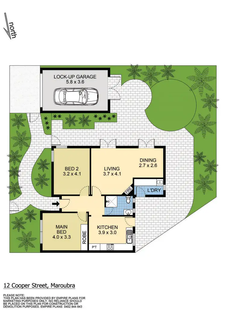 Floorplan of Homely house listing, 12 Cooper Street, Maroubra NSW 2035