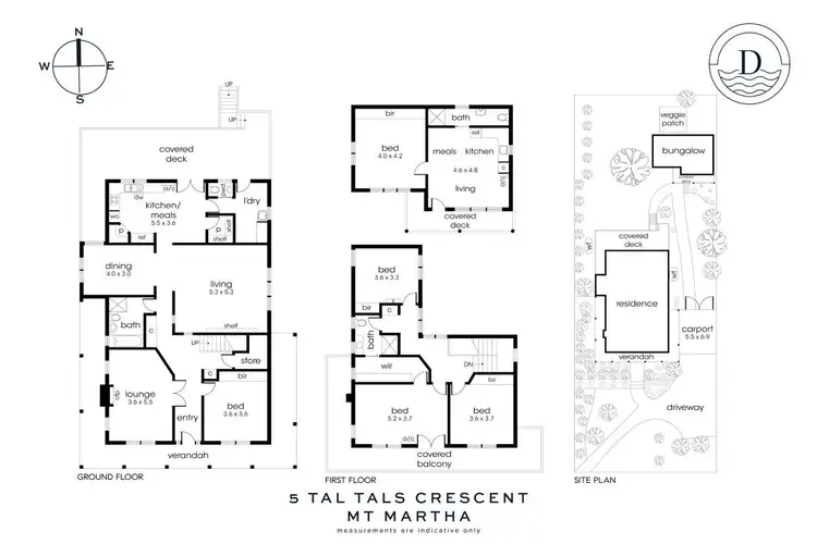 Floorplan of Homely house listing, 5 Tal Tals Crescent, Mount Martha VIC 3934