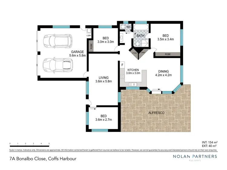 Floorplan of Homely house listing, 7A Bonalbo Close, Coffs Harbour NSW 2450