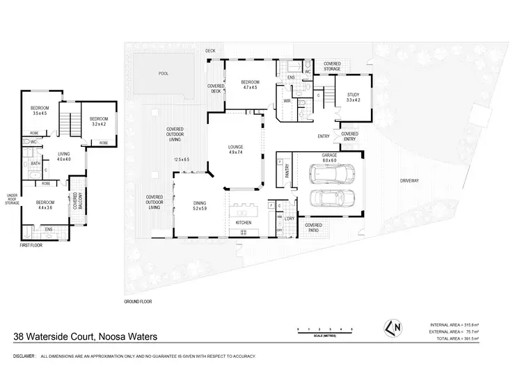 Floorplan of Homely house listing, 38 Waterside Court, Noosa Waters QLD 4566