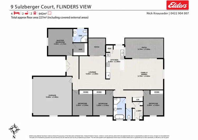 Floorplan of Homely house listing, 9 Sulzberger Court, Flinders View QLD 4305