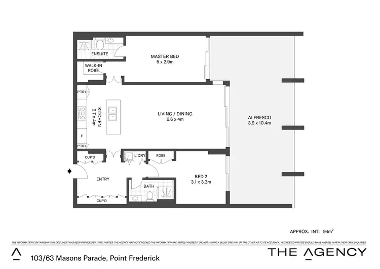 Floorplan of Homely apartment listing, 103/63 Masons Parade, Point Frederick NSW 2250