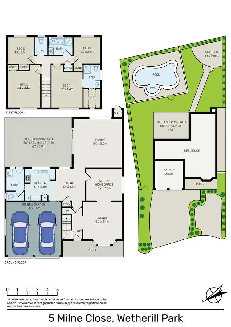 Floorplan of Homely house listing, 5 Milne Close, Wetherill Park NSW 2164