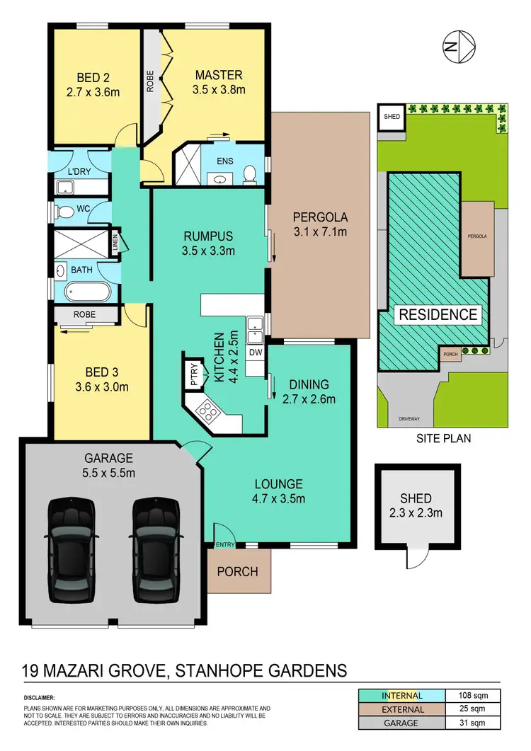 Floorplan of Homely house listing, 19 Mazari Grove, Stanhope Gardens NSW 2768
