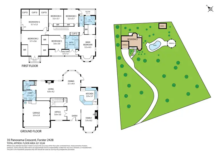 Floorplan of Homely house listing, 35 Panorama Crescent, Forster NSW 2428