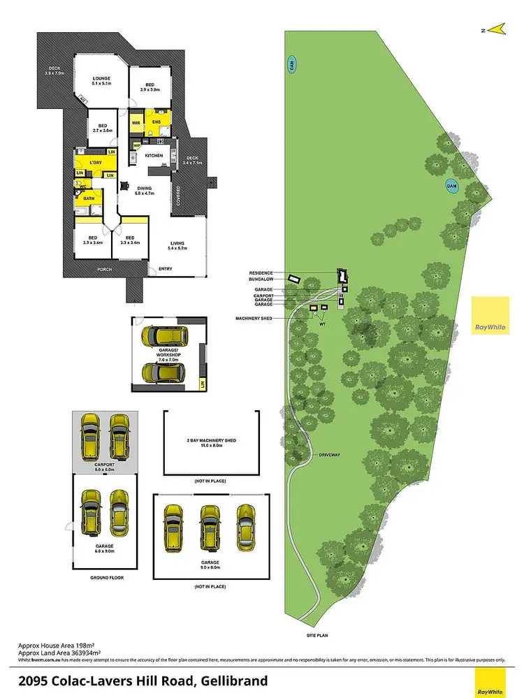 Floorplan of Homely rural property listing, 2095 Colac-Lavers Hill Road, Gellibrand VIC 3239