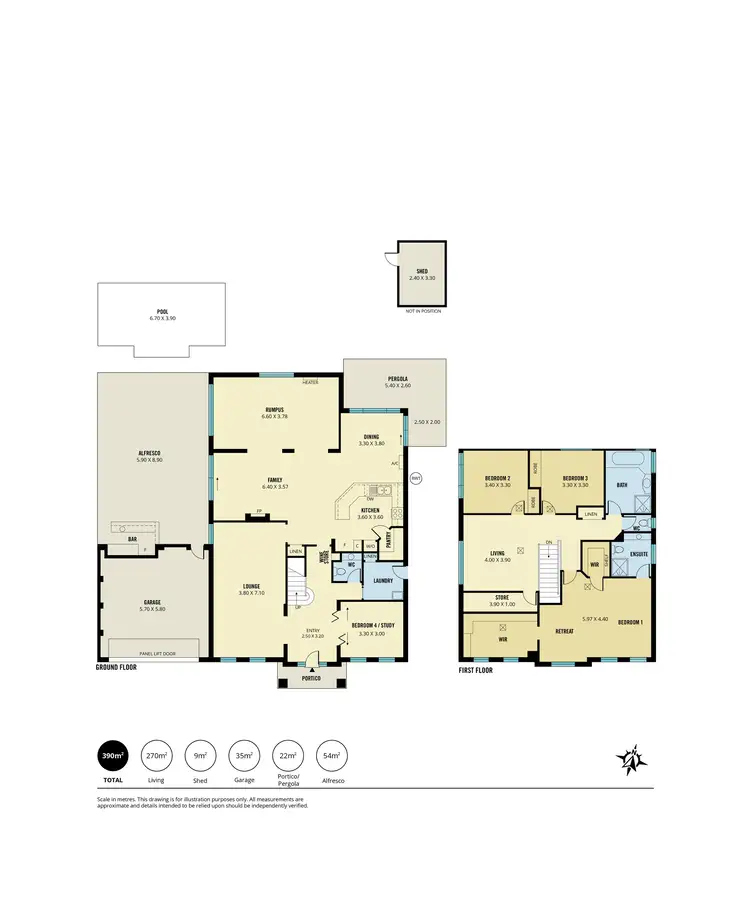 Floorplan of Homely house listing, 6 Joan Avenue, Fulham Gardens SA 5024