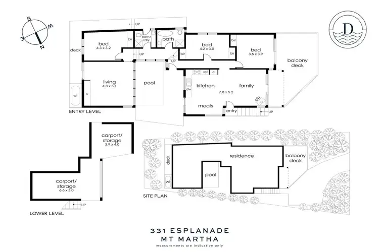 Floorplan of Homely house listing, 331 Esplanade, Mount Martha VIC 3934