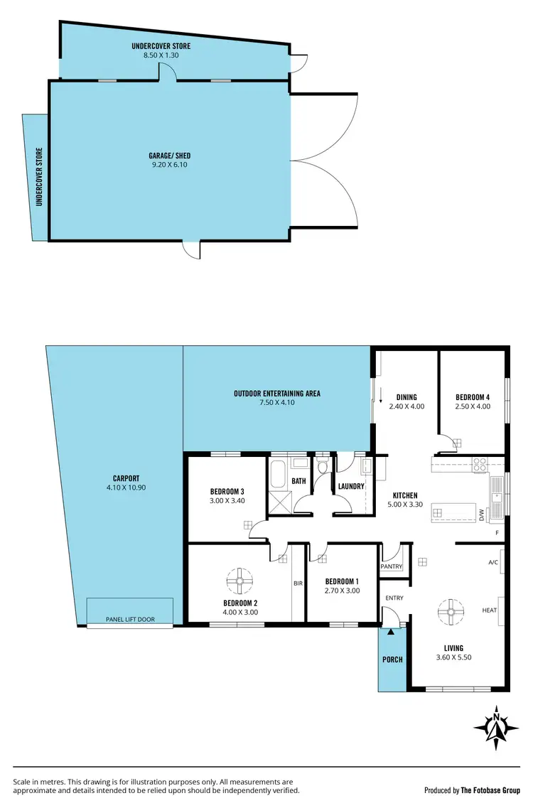 Floorplan of Homely house listing, 76 Rowley Road, Aldinga Beach SA 5173