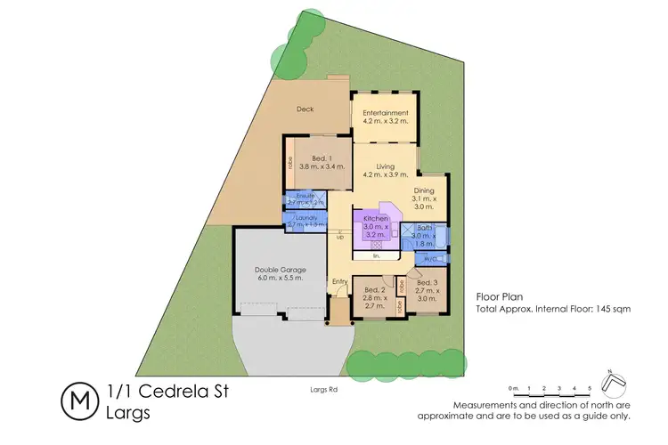 Floorplan of Homely house listing, 1/1 Cedrela Street, Largs NSW 2320