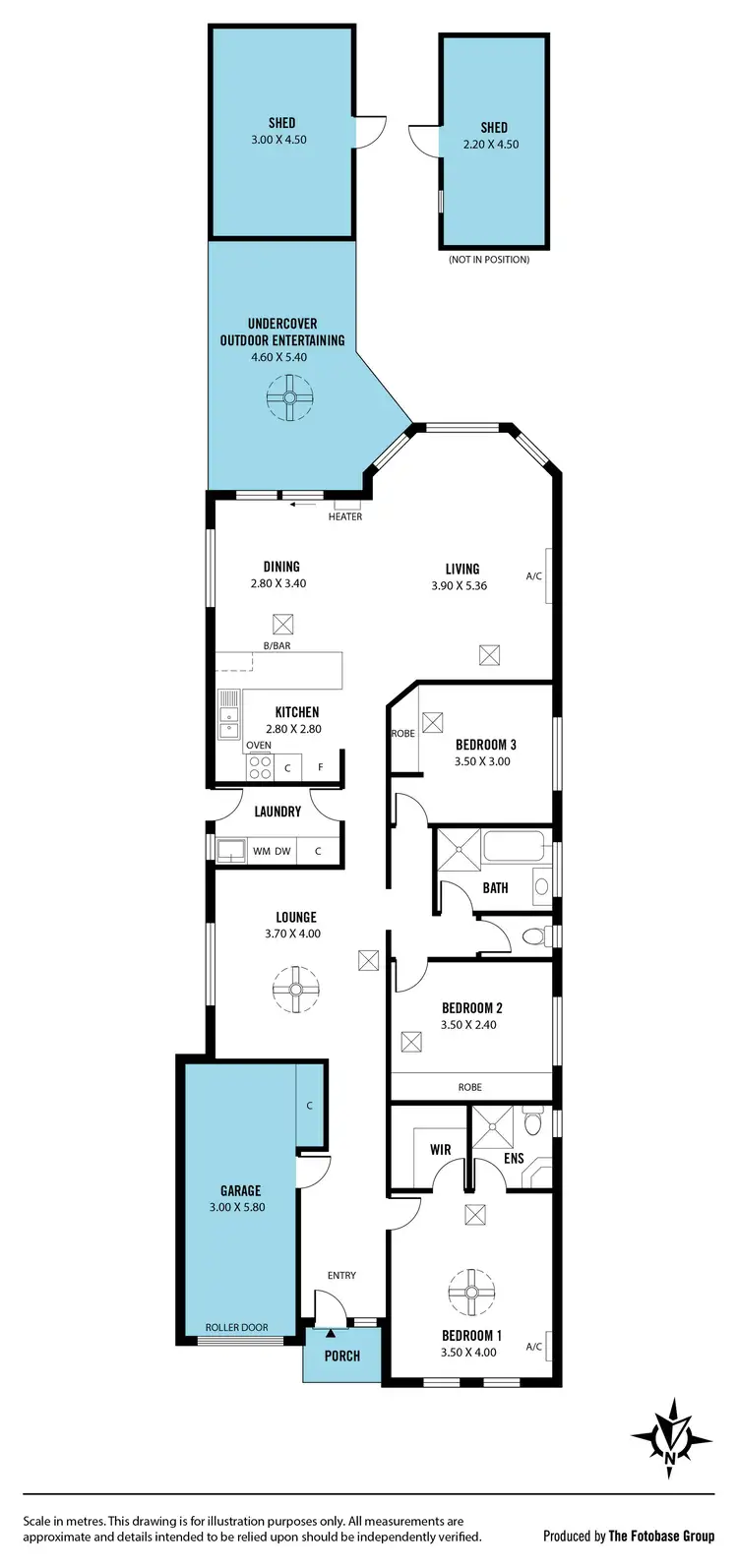 Floorplan of Homely house listing, 5 Kingston Avenue, Happy Valley SA 5159