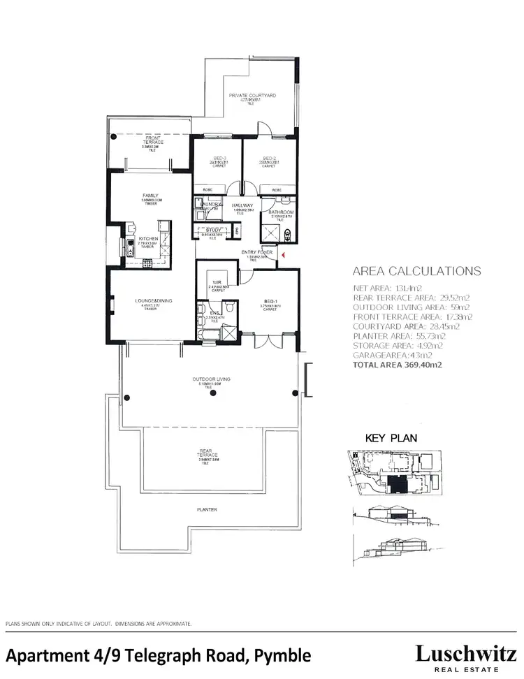 Floorplan of Homely unit listing, 4/9 Telegraph Road, Pymble NSW 2073
