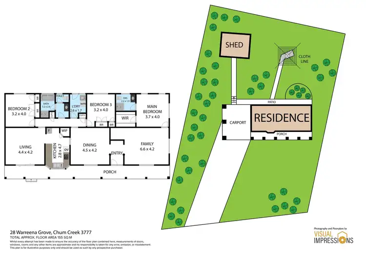 Floorplan of Homely house listing, 28 Warreena Grove, Chum Creek VIC 3777