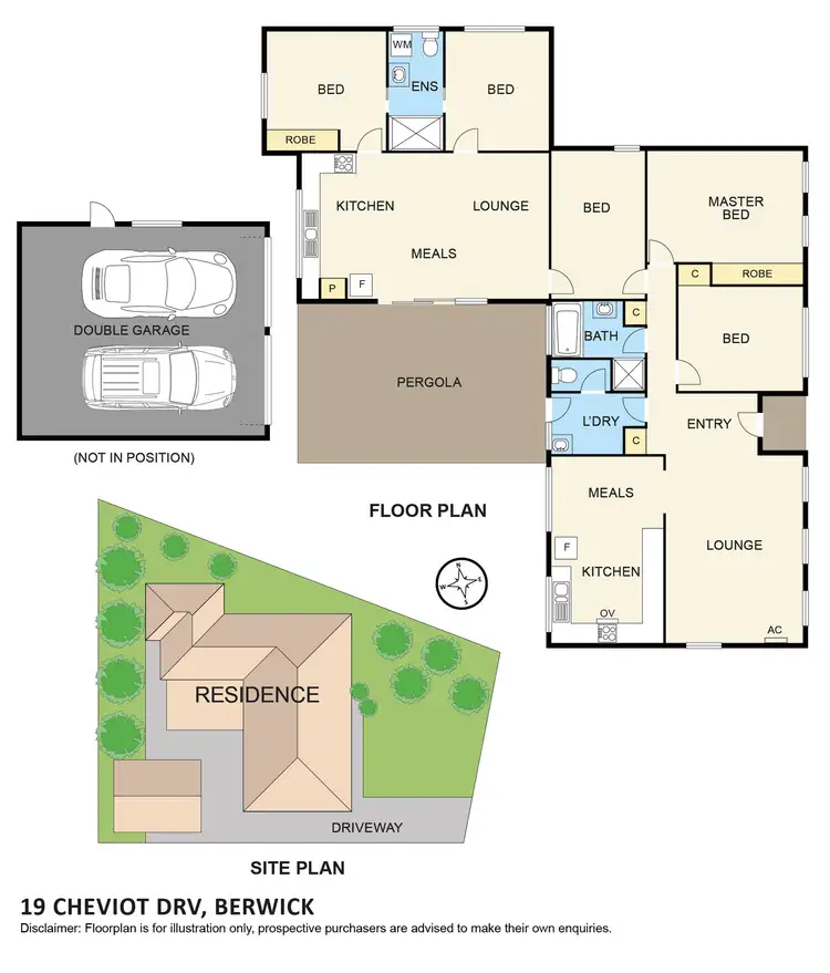 Floorplan of Homely house listing, 19 Cheviot Avenue, Berwick VIC 3806