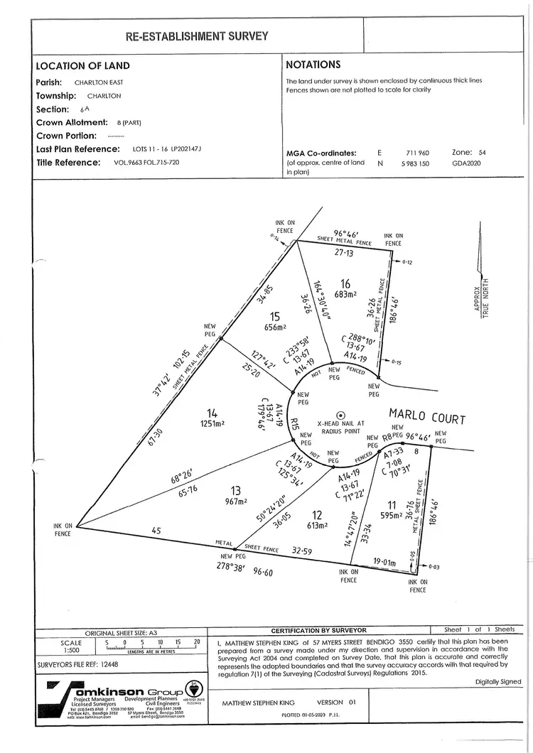 Floorplan of Homely rural property listing, Lots 11-16 Marlo Court, Charlton VIC 3525