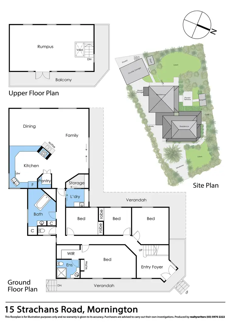 Floorplan of Homely house listing, 15 Strachans Road, Mornington VIC 3931