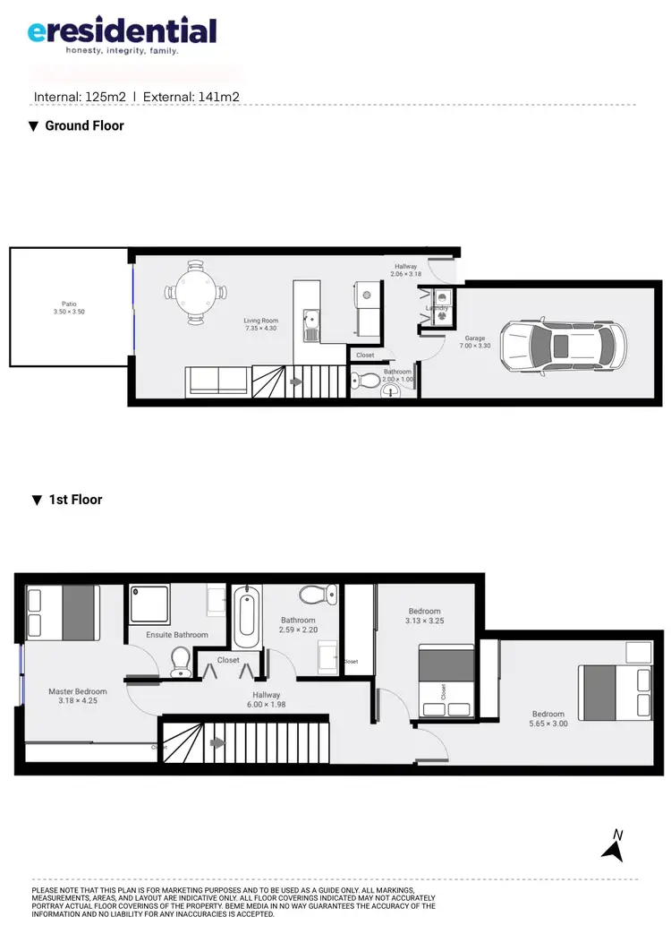 Floorplan of Homely townhouse listing, 7/7 Giosam Street, Richlands QLD 4077