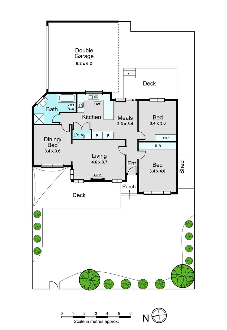 Floorplan of Homely unit listing, 1/10 Lerina Street, Oakleigh East VIC 3166