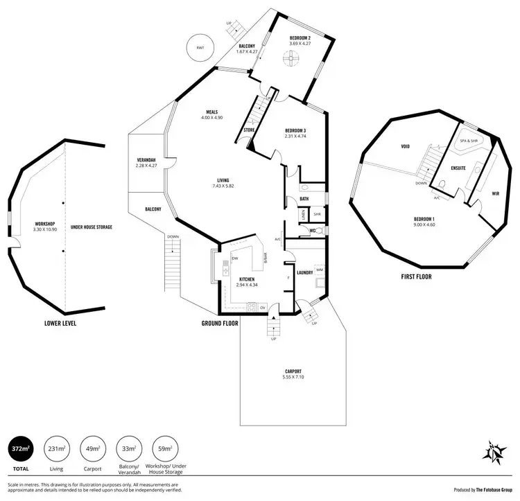 Floorplan of Homely house listing, 16 Glen Road, Eden Hills SA 5050