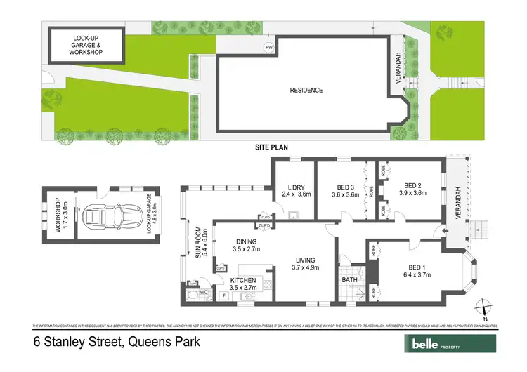 Floorplan of Homely house listing, 6 Stanley Street, Queens Park NSW 2022