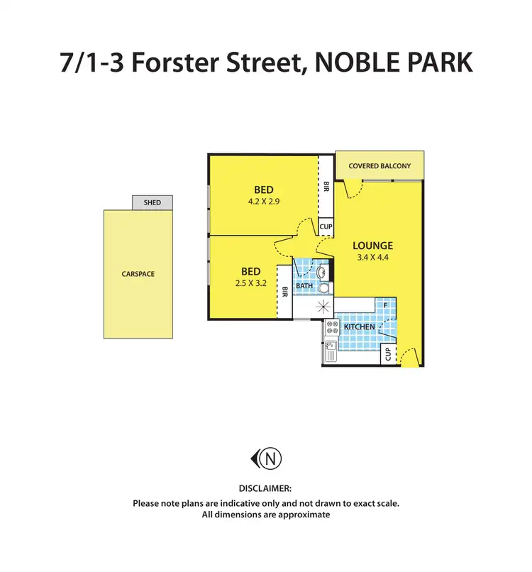 Floorplan of Homely unit listing, 7/1-3 Forster Street, Noble Park VIC 3174