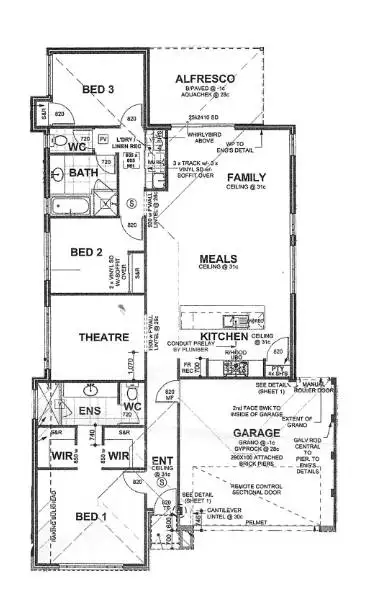 Floorplan of Homely house listing, 15 Friston Street, Hilbert WA 6112