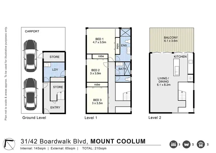 Floorplan of Homely unit listing, 31/42 Boardwalk Boulevard, Mount Coolum QLD 4573