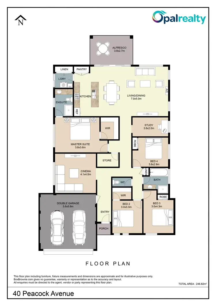 Floorplan of Homely house listing, 40 Peacock Avenue, Singleton WA 6175