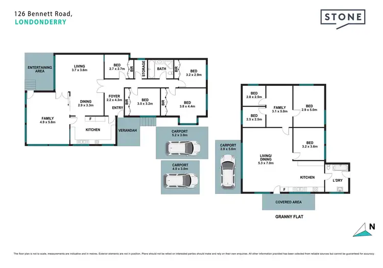 Floorplan of Homely rural property listing, 126-128 Bennett Road, Londonderry NSW 2753