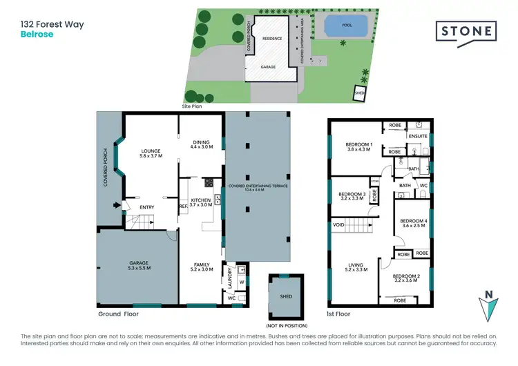 Floorplan of Homely house listing, 132 Forest Way, Belrose NSW 2085